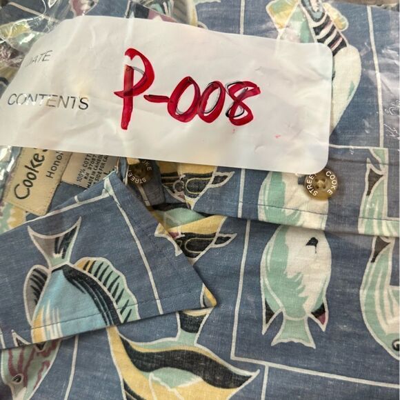 Cooke Street Tropical Fish Short Sleeve Luau Shirt in Size Large - Picture 5 of 5